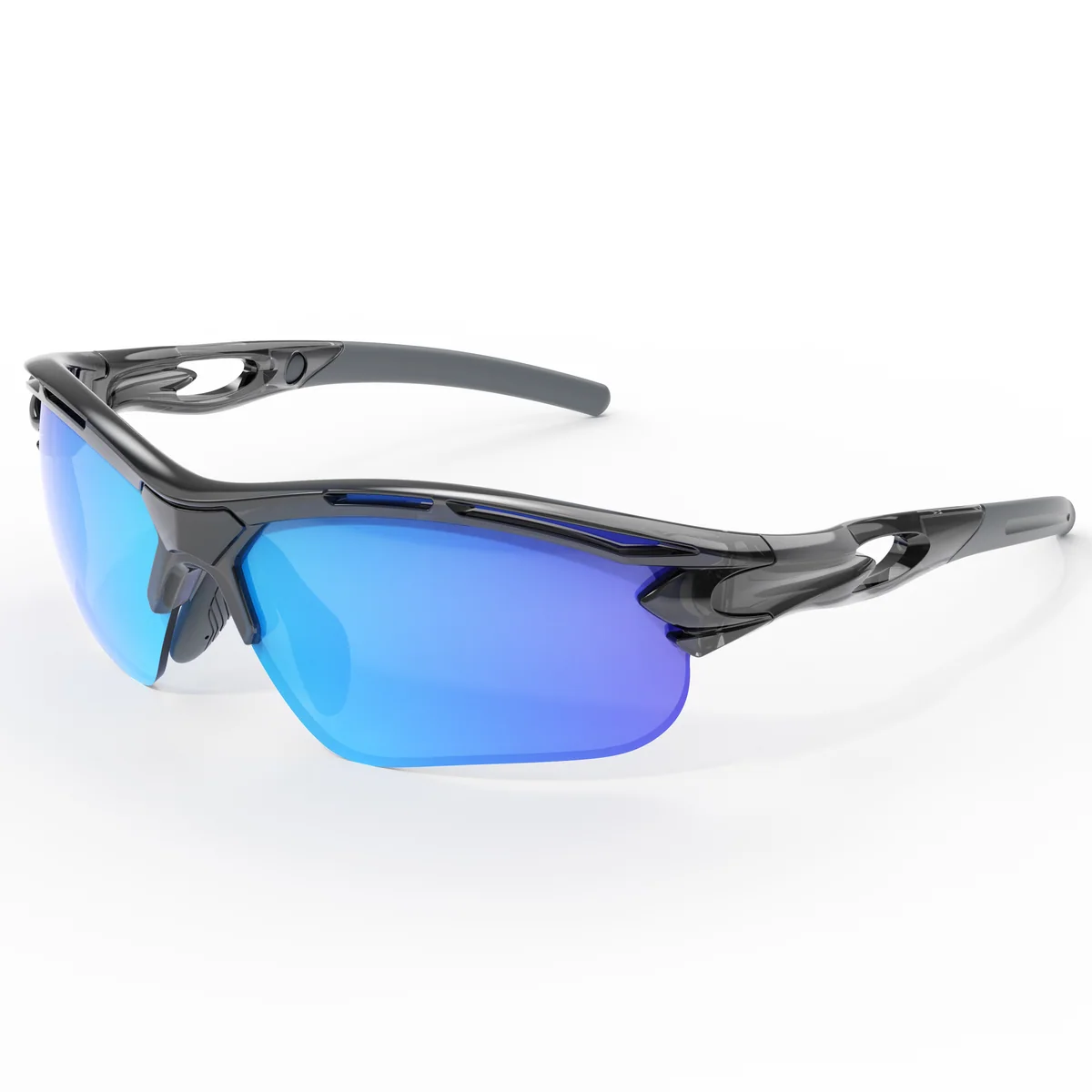 WORLUX KD02-02 Semi-Rimless Performance Sunglasses