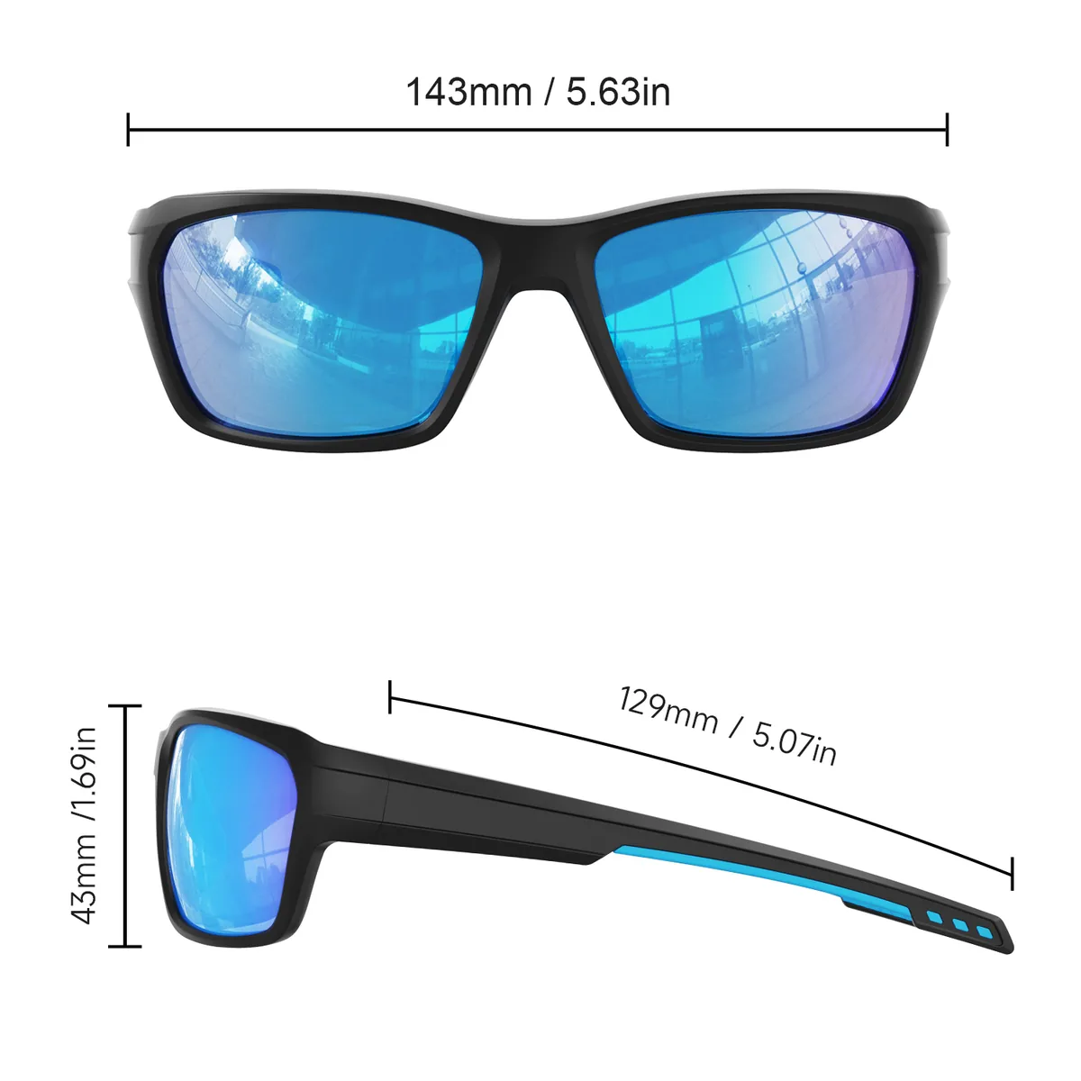 WORLUX KA02-03 frame size guide with measurements (mm)