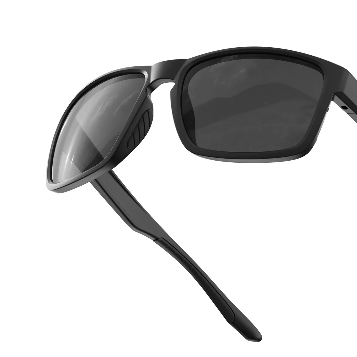 WORLUX KB03-07 lifestyle sports sunglasses, matte black — lens detail