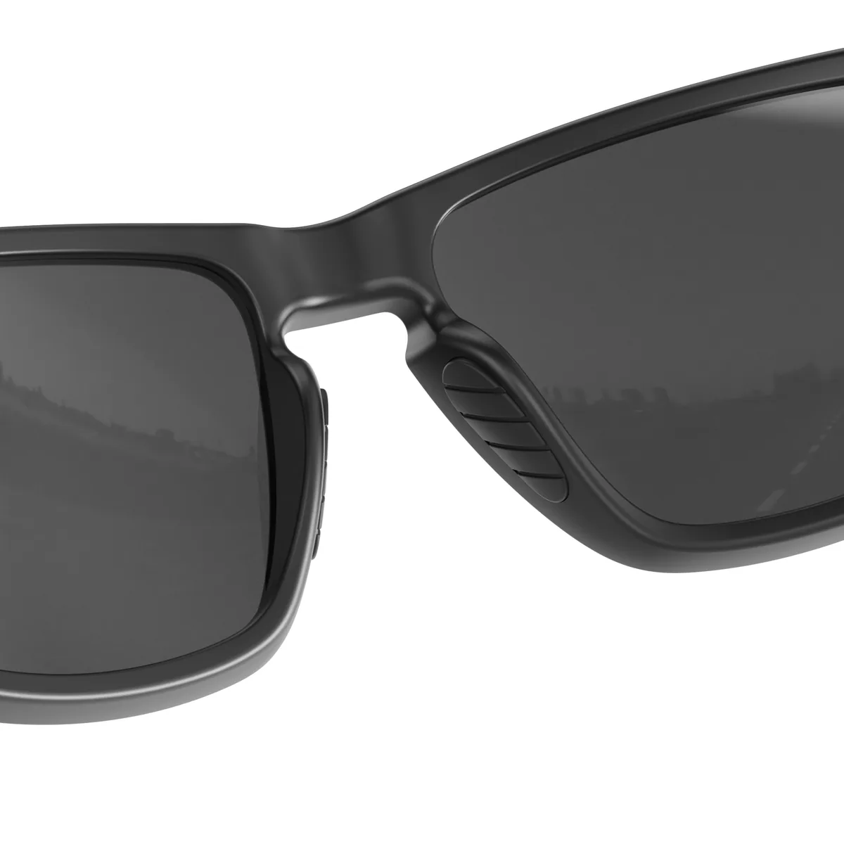 WORLUX KB03-07 lifestyle sports sunglasses, matte black — nose pad detail