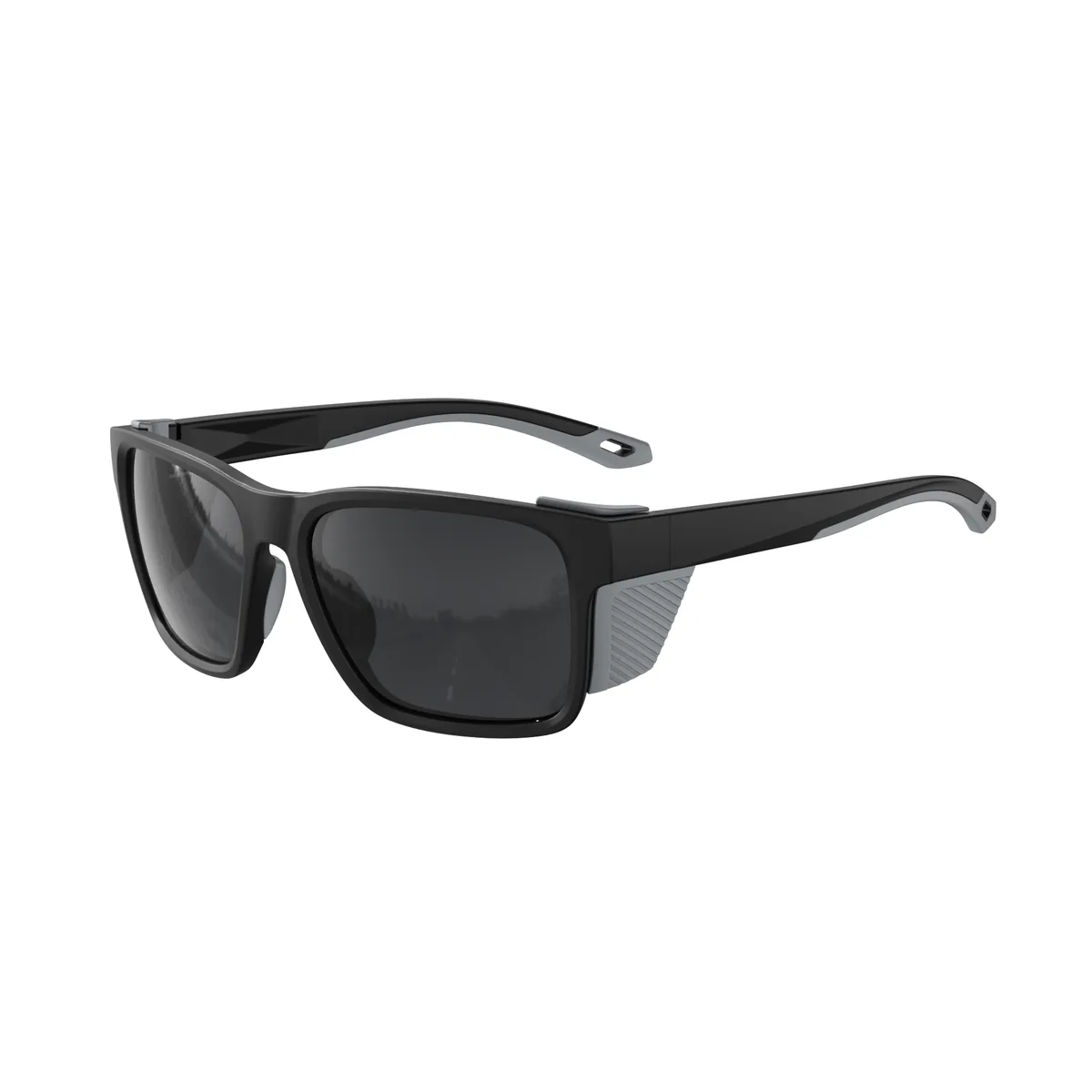 WORLUX KM-Y362F side-shield fishing sunglasses, matte black